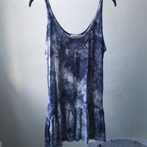 Blue Tiedye Ginger G tank top
